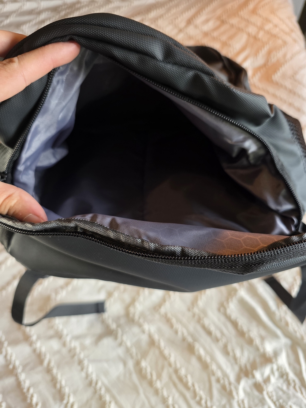 NWT Classic Black Men's Backpack with Padded Interior